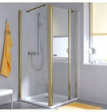 KERMI Atea Душевой угол 120x90х200см., HeliosGold, стекло прозрачное+Kermiclean . AT 1GR 12020.PK heliosgold,  AT TWD 09020.PK heliosgold