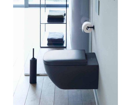 Duravit Happy D.2 Plus Унитаз подвесной rimless 36.5x54см, , вкл. крепление Durafix, цвет: антрацит матовый. 2222098900 Duravit Happy D.2 Plus Унитаз подвесной rimless 36.5x54см, , вкл. крепление Durafix, цвет: антрацит матовый. 2222098900