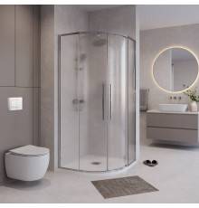 Душевой уголок Niagara Nova NG-3625-34 80x80, профиль хром, стекло шиншилла