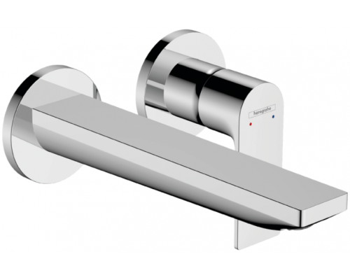 HG 72 568 000 Rebris E Смеситель для раковины 200 мм, настен., на 2 отв. (внешняя монтажная часть) 72568000