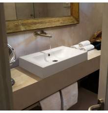 Kerasan Cento Раковина 60х45 см, без отв., подвесная/накладная, цвет: белый. 353101*0