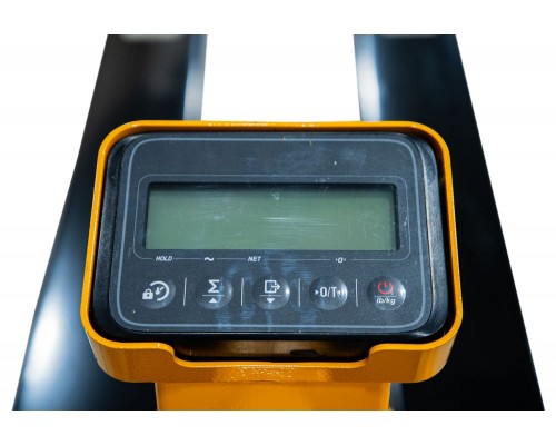 Тележка гидравлическая 2500 кг 1150 мм XILIN BFC25 с весами (полиуретановые колеса)