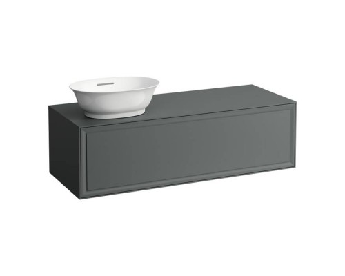 Laufen New Classic Тумба с раковиной, SX, 118х45х35см, 1 ящик, подвесная, цвет: серый. 8.1285.2.400.112.1, 4.0608.1.085.627.1 Laufen New Classic Тумба с раковиной, SX, 118х45х35см, 1 ящик, подвесная, цвет: серый. 8.1285.2.400.112.1, 4.0608.1.085.627.1