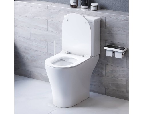 DX86C8600SC Унитаз-компакт безободковый, с сиденьем микролифт DX86C8600SC Унитаз-компакт безободковый, с сиденьем микролифт
