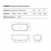Dea Design Shadow Ванна 170х72х56см., отдельностоящая, Glasstek, прозрачная смола, цвет: Emerald R3. DD8675 1700 R3