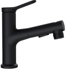 Смеситель для раковины BelBagno BB-LVMD-NERO-W0 для парикмахерской