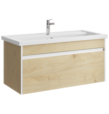 AQ URB0110DD Urban Тумба под умывальник, подвесная, с одним ящиком, 966х460х450 мм, Дуб Давос URB0110DD
