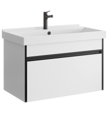 AQ URB0108W Urban Тумба под умывальник, подвесная, с одним ящиком, 762х460х440 мм, Белый URB0108W