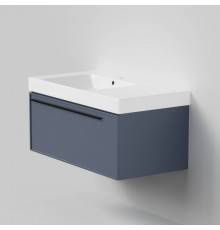 Тумба с раковиной La Fenice Elba 90 подвесная, blu grigio, раковина Cubo 90 L