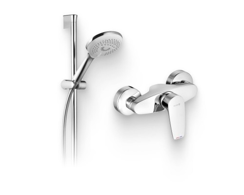 Душевой комплект Смеситель для душа Kludi Pure Solid 348410575 + Гарнитур Freshline 6793005-00