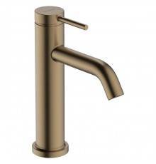 Hansgrohe Tecturis S Смеситель для раковины, на 1 отв., донным клапаном, цвет: бронза матовая. 73310140