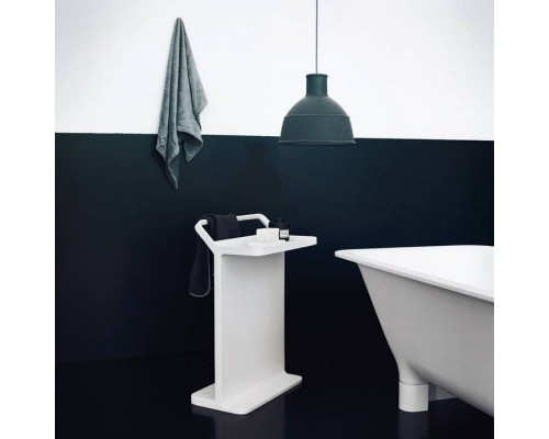 Agape Multifunzione Стойка с полотенцедержателем, 73.2см, напольная, цвет: белый. ACOM0509Z