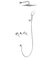 Душевой комплект Wonzon   Woghand Shakespeare WW-654701-CR, хром