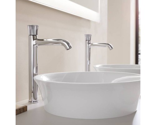 Duravit White Tulip Раковина накладная Oslash;50см, без перелива, без отв., WonderGliss, цвет: белый. 23655000701