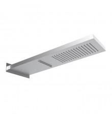 Almar Smart Dual Flow Верхний душ, 53.7х16.5см., настенный, 2 режима, цвет: нержавеющая сталь. E044199.MS