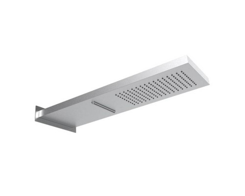 Almar Smart Dual Flow Верхний душ, 53.7х16.5см., настенный, 2 режима, цвет: нержавеющая сталь. E044199.MS