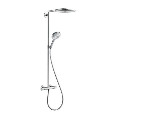 Hansgrohe Raindance S Showerpipe 300мм 1jet Душевая система, верхний душ 30см., с термостатическим смесителем и ручным душем, цвет: хром. 27114000 Hansgrohe Raindance S Showerpipe 300мм 1jet Душевая система, верхний душ 30см., с термостатическим смесителем и ручным душем, цвет: хром. 27114000