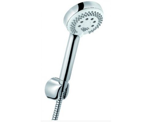 Kludi 68 030 0500 Logo Душевой набор Ø96 мм, 3 режима, шланг 1250 мм 680300500