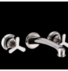 DevonDevon Tribeca Смеситель для раковины ,настенный, цвет: никель блестящий. TRB533NK