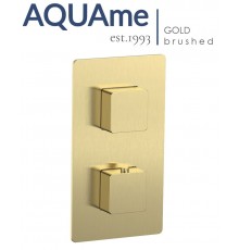 Смеситель для ванны и душа AQUAme Savona с термостатом AQM8809BG
