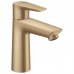 Hansgrohe Talis E Смеситель для раковины, на 1 отв, с донным клапаном, излив: 11.2см, цвет: шлифованная бронза. 71710140
