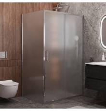 Душевой уголок Cezares Molveno AH 11 120+90 P Cr, 120х90 см, профиль хром, стекло рифленое