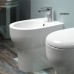 ARTCERAM/HIDRA SMARTY Биде напольное 35х50 см, без крепежа, с 1 отв под смеситель, цвет: белый. ACA020, SMB002 01 00bi*0