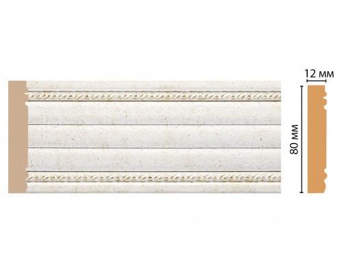 Молдинг DECOMASTER 150-40 ДМ (80*12*2400 мм) Молдинг DECOMASTER 150-40 ДМ (80*12*2400 мм)