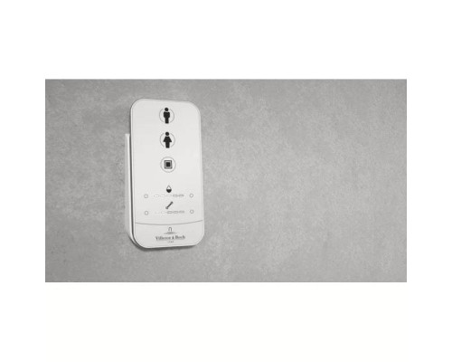 VilleroyBoch Viclean Унитаз-биде 38.5х59.5х36см., подвесной, в комплекте с сиденьем, покрытие CeramicPlus, цвет: альпийский белый. V0E100R1