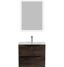Мебель для ванной комнаты BelBagno Marino-cer-mini 60 подвесная, rovere nature grigio