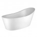 Gessi Cono Ванна отдельностоящая из материала 180x82x74см, Cristalplant, со сливом, цвет: белый матовый. 45925#521