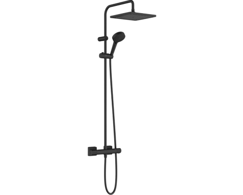 Душевая стойка Hansgrohe Vernis Shape Showerpipe 240 26427670 черный матовый Душевая стойка Hansgrohe Vernis Shape Showerpipe 240 26427670 черный матовый