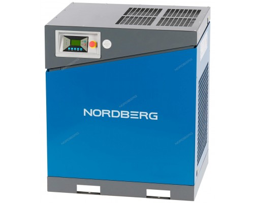 Компрессор винтовой, 15кВт, 10Бар, 1910л/мин, без ресивера NORDBERG NCA20