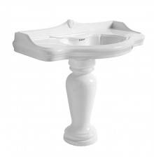Azzurra Jubilaeum Раковина со спинкой 110x62 см, 3 отв., цвет: Bianco lucido. JULP1106200TBI (JUB200/110T bi)*3