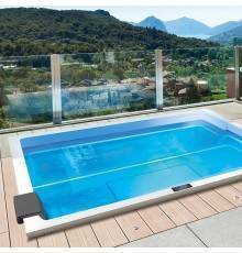 Gruppo Treesse Rest Минибассейн 240x195х85см., хромотерапия 1, озон. дезинф. внешняя панель VTR, автонаполнение и дренаж, нагрев3KW, цвет: белый. 212CUPXAN,  V192HXBNB220O0SI