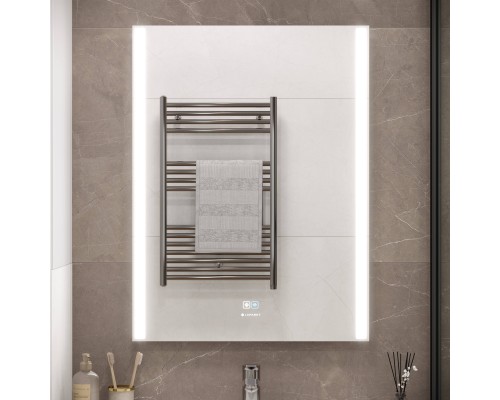 Зеркало Laparet Electra 60х80 с подсветкой, диммером, с функцией антизапотевания Зеркало Laparet Electra 60х80 с подсветкой, диммером, с функцией антизапотевания