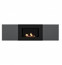 Тумба для ТВ Firelight BFP/P-1400L G с биокамином, графит
