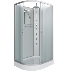 Душевая кабина Niagara Classic NG-3312-14RBKTG 120х80 см, без крыши, с гидромассажем и тропическим душем