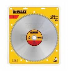 Диск пильный DeWalt твердосплавный 355х25.4 мм, 90 зубьев METAL CUTTING DT1927