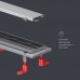 W02SC-U11-080-04SB Трап для душа линейный, универсальный затвор Tile, 80 см