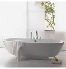 Burgbad Crono Ванна отдельностоящая 180x80x57.5 см, овальная, цвет: белый. SEAO180 C0001