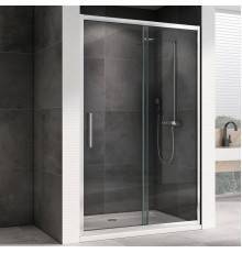 Душевая дверь в нишу Abber Schwarzer Diamant AG30170H 170 см, профиль хром, стекло прозрачное