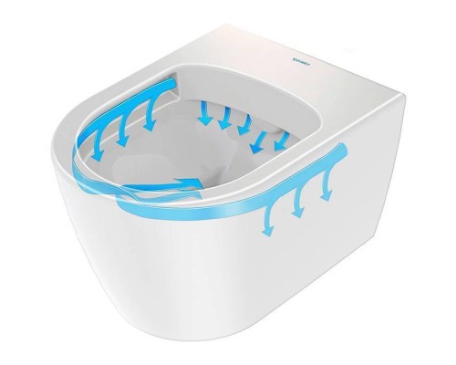 Duravit Soleil by Starck Унитаз 37х54см., подвесной, безободковый, Weiszlig; Hochglanz, HyG, цвет: белый. 2591092000