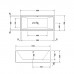 Duravit Vero Air Ванна 180x80см, встраиваемая, Ecke r, цвет: белый. 760416000AS0000