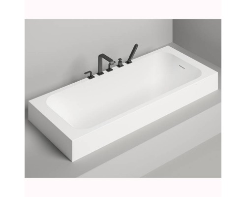Salini Orlanda KIT Встраиваемая ванна 180х80х60cм, UpDown, сифон, щелевой слив-перелив, S-Stone, цвет: белый матовый. 102122M Salini Orlanda KIT Встраиваемая ванна 180х80х60cм, UpDown, сифон, щелевой слив-перелив, S-Stone, цвет: белый матовый. 102122M
