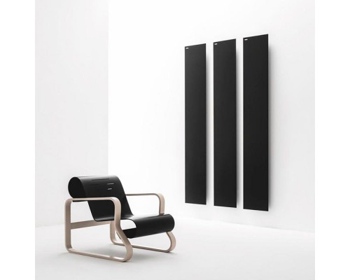 Antrax Tavola Полотенцесушитель 35x171Hсм., электрический, цвет: черный матовый. ECTVLV171035B/NEOP