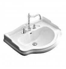 Kerasan Retro Раковина 55 см, 3 отв., цвет: белый. 7602,  104501*3