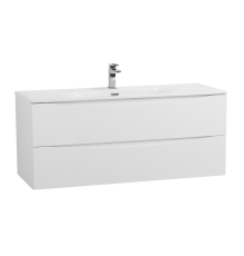 Тумба с раковиной BelBagno Marino-cer-n 120 подвесная, bianco lucido
