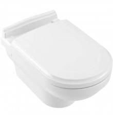VilleroyBoch Hommage Унитаз 37х60х34.5см., подвесной, CeramicPlus, цвет: альпийский белый. 6661B0R1