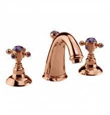 Nicolazzi Onice Смеситель для раковины, на 3 отв., с донным клапаном, цвет: Rose Gold. 2108RG09